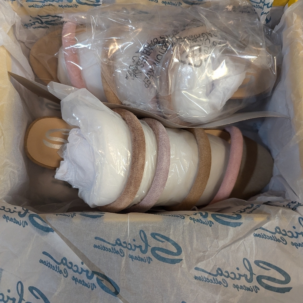 NWB Sbicca Hessmer Suede Leather dress sandals, size 8. - Picture 5 of 6